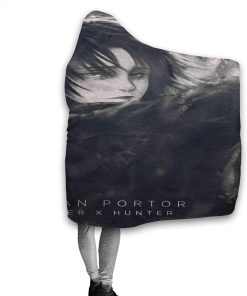 H-unter X H-unter Manga HXH Feitan 3D Printed Hooded Blanket H-unter X H-unter Manga HXH Feitan 3D Printed Hooded Blanket