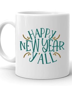 Happy New Year Y’ All Christmas Mug