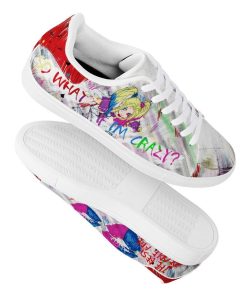 Harley Quinn Birds Of Prey Low top Leather Stan Smith Sneaker, Casual Shoes