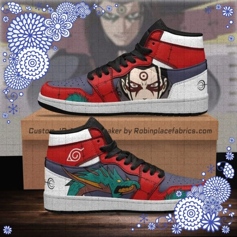 Hashirama Senju Boot Sneakers Custom Naruto Anime Shoes