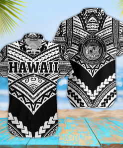 Hawaii Polynesian Tropical Button Down Shirt