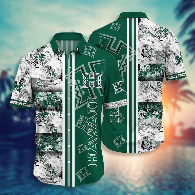 Hawaii Rainbow Warriors Hawaiian Aloha Shirts NCAA