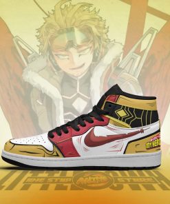 Hawks Keigo Takami Shoes Custom My Hero Academia Anime High Boot Sneakers Hawks Keigo Takami Shoes Custom My Hero Academia Anime High Boot Sneakers