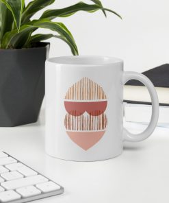 Heart Boho #5 Abstract Art Coffee Mug