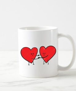 Heart Love Ceramic Mug Valentines Gift