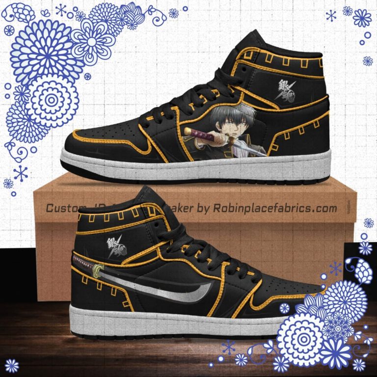 Hijikata Toushirou Anime Shoes Gintama Custom Boot Sneakers
