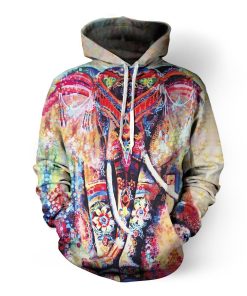 Hindu Elephant 3D Hoodie