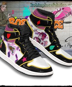 Hisoka Morow Shoes Custom Hunter x Hunter Black Anime Boot Sneakers