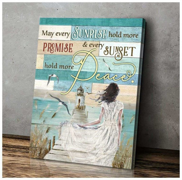 Hold More Peace Wall Art Coastal Decor