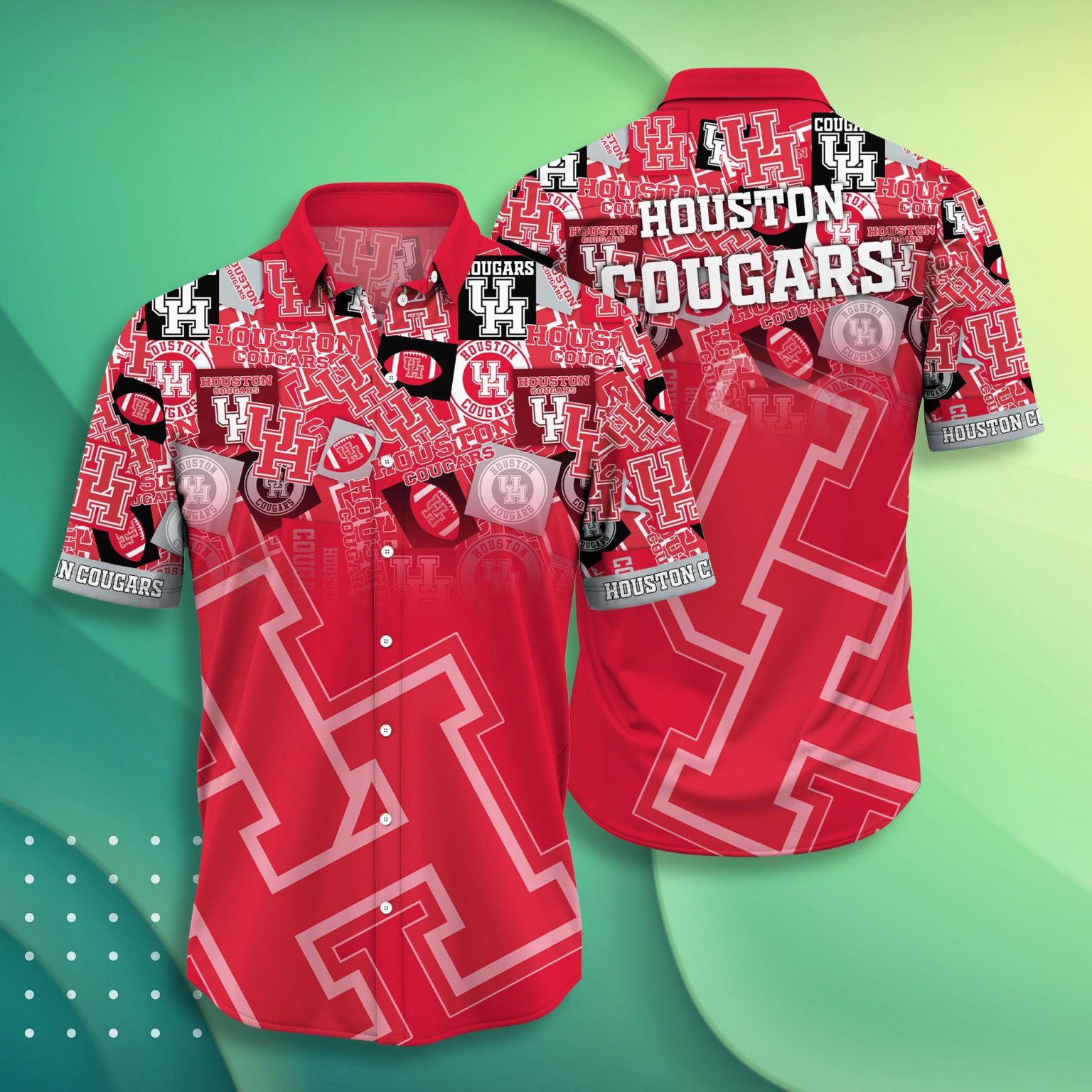 Houston Cougars Hawaii Shirt - RobinPlaceFabrics