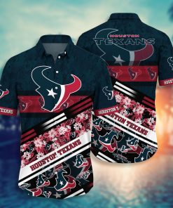 Houston Texans NFL Hawaiian Aloha Shirts NFL