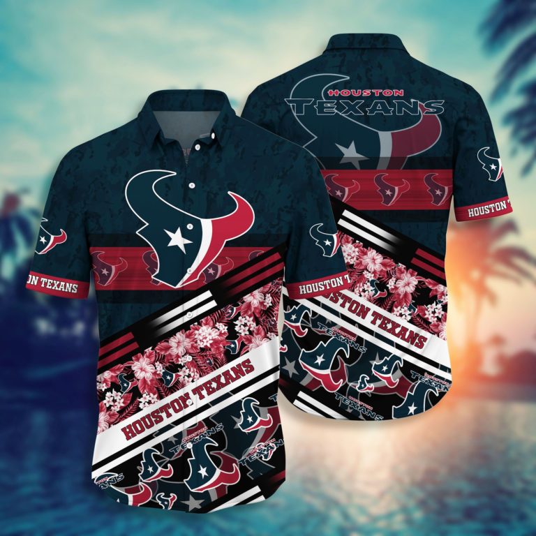 Houston Texans NFL Hawaiian Aloha Shirts NFL