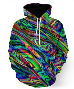 Hypnotic Flowing Colors Hoodie