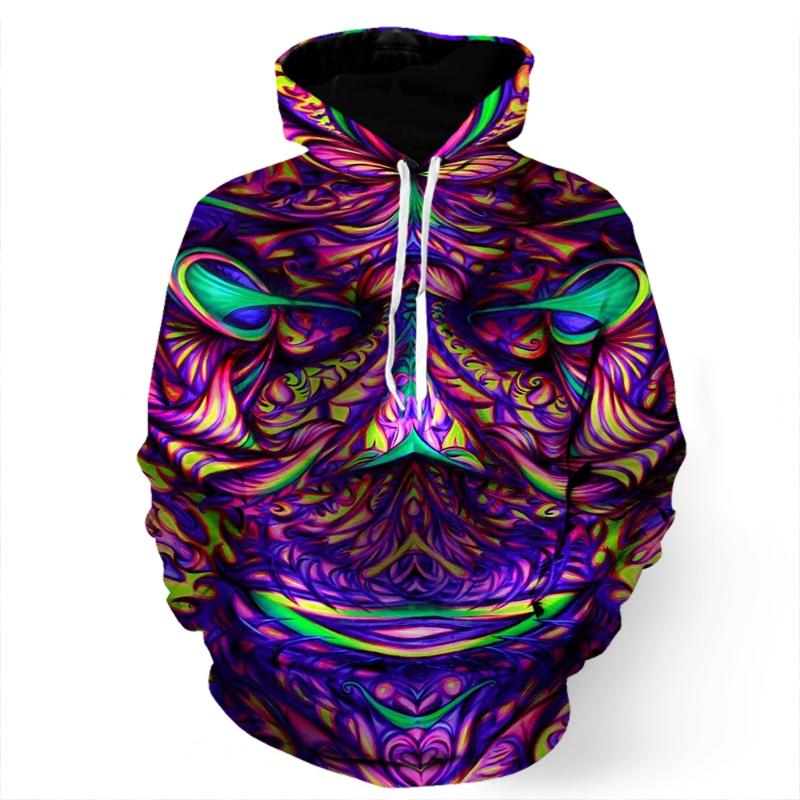 Hypnotic Illusion Hoodie - RobinPlaceFabrics