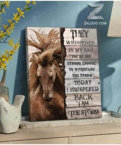 I Am The Storm Horse Canvas & Poster