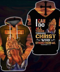 I Can Do All Thing – God All Over Print Hoodie