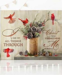 I Can Do Cardinal Canvas & Poster