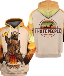 I Hate People Beer Lover Vintage Camping 3D T shirt, pullover,hoodie,zip hoodie