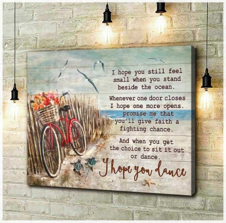 I Hope Turtle Wall Art Coastal Decor