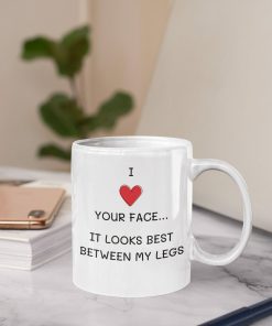 I Love Your Face Valentines Mug