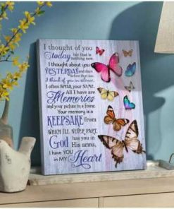 I Thought Butterfly Poster and Canvas I Thought Butterfly Poster and Canvas