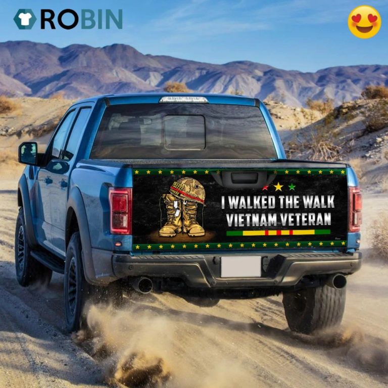 I Walked The Walk Vietnam Veteran Truck Tailgate Decal