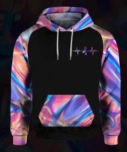 I Will Remember For You – Alzheimer Awareness All Over Printed Hoodie