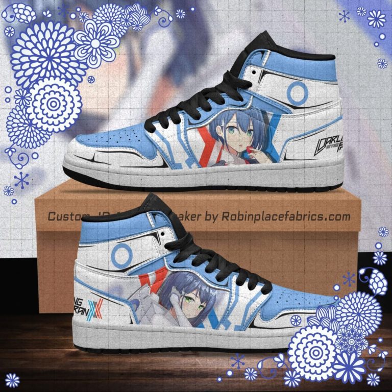 Ichigo Boot Sneakers Custom Darling in the Franxx Anime Shoes