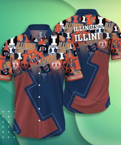 Illinois Fighting Illini Hawaiian Aloha Shirts