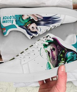 Illumi Zoldyck Hunter X Hunter Low top Leather Stan Smith Shoes, Custom Sneaker Illumi Zoldyck Hunter X Hunter Low top Leather Stan Smith Shoes, Custom Sneaker