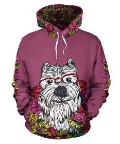 Illustrated Westie Hoodie