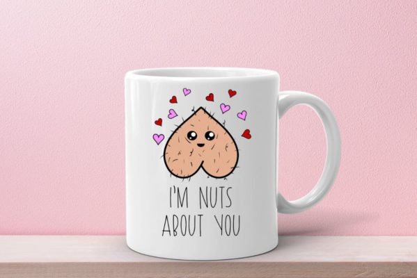 Im Nuts About You Couple In Love Mug