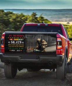 In Memory Of The 58,479 Brothers And Sisters Vietnam Veteran Memorial Truck Tailgate Decal In Memory Of The 58,479 Brothers And Sisters Vietnam Veteran Memorial Truck Tailgate Decal