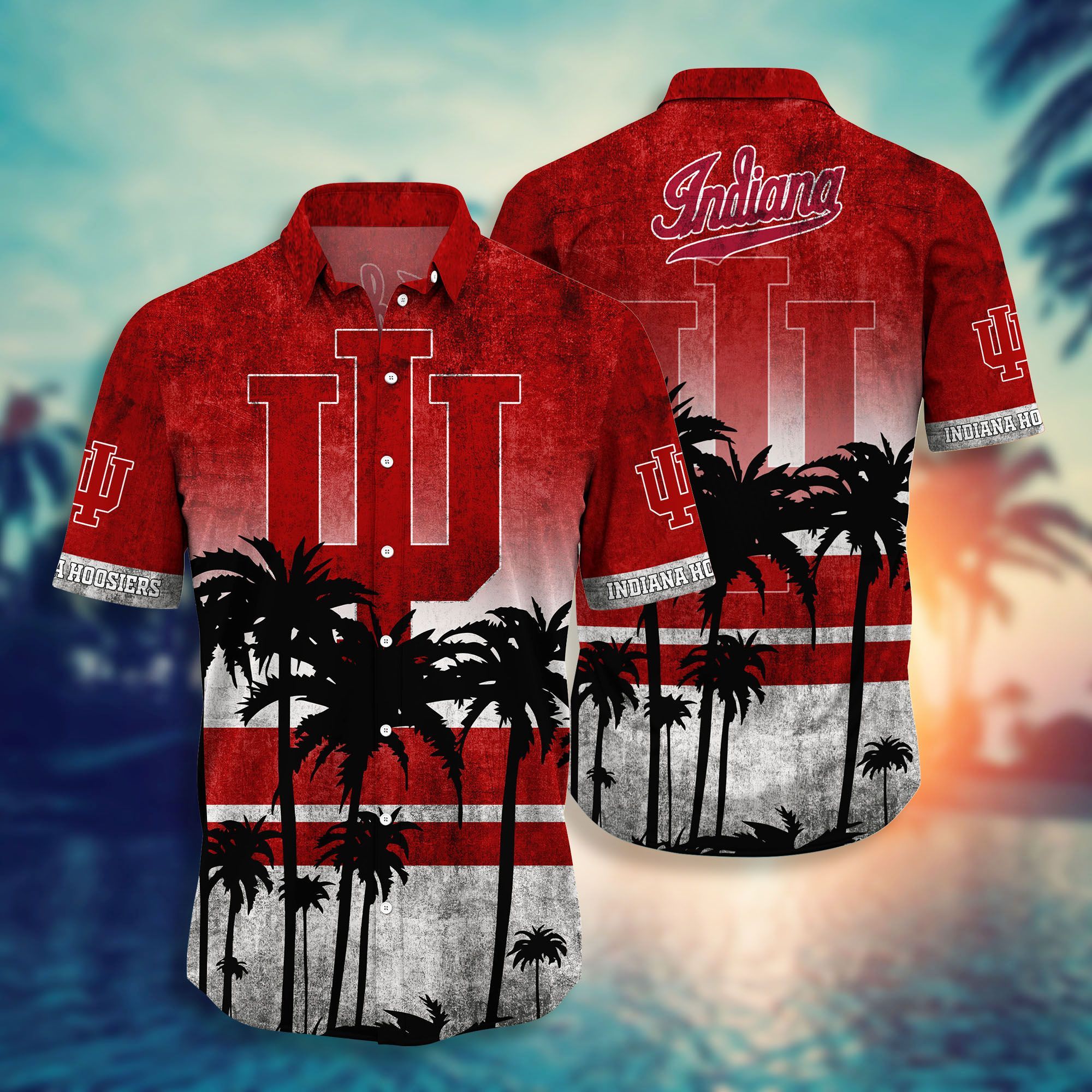 Indiana Hoosiers Hawaii Shirt - RobinPlaceFabrics