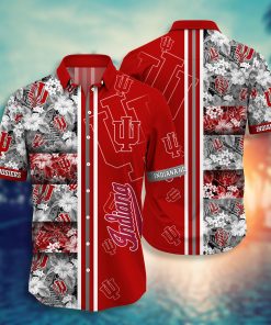 Indiana Hoosiers Hawaiian Aloha Shirts NCAA