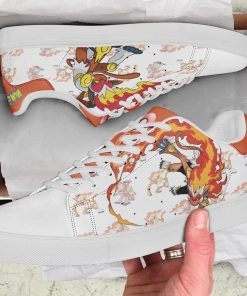 Infernape Pokemon Low top Leather Stan Smith Sneaker, Casual Shoes