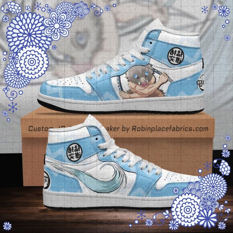Inosuke Hashibira Boot Sneakers Custom Beast Breathing Demon Slayer Anime Shoes