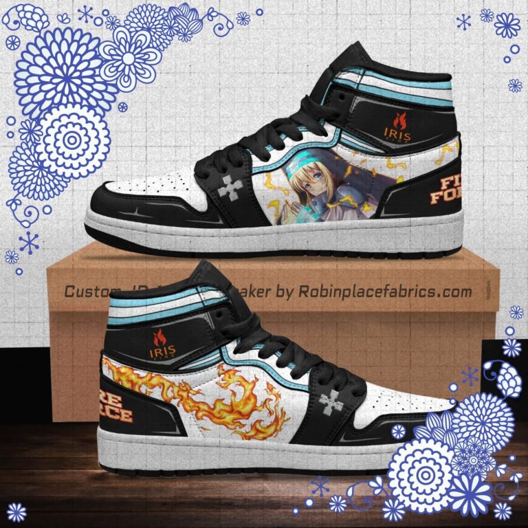 Iris Shoes Custom Fire Force Anime Boot Sneakers