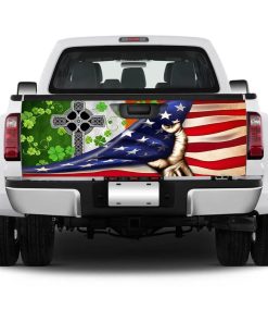 Irish Celtic Cross Truck Tailgate Decal Sticker Wrap