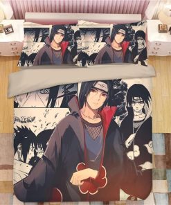 Itachi Uchiha Manga Naruto Bedding Custom Anime Bed Set Itachi Uchiha Manga Naruto Bedding Custom Anime Bed Set