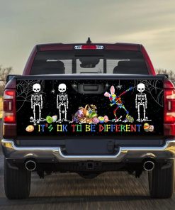 It’s Ok To Be Different. Autism Awareness Truck Tailgate Decal Sticker Wrap