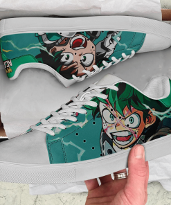 Izuku Midoriya Deku My Hero Academia Low top Leather Stan Smith Sneaker, Casual Shoes Izuku Midoriya Deku My Hero Academia Low top Leather Stan Smith Sneaker, Casual Shoes