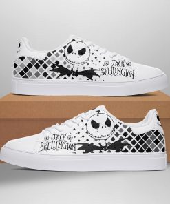 Jack Skeleton The Nightmare Before Christmas Low top Leather Stan Smith Sneaker, Casual Shoes Jack Skeleton The Nightmare Before Christmas Low top Leather Stan Smith Sneaker, Casual Shoes