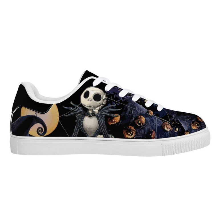 Jack Skellington The Nightmare Before Christmas Low top Leather Stan Smith Sneaker, Casual Shoes