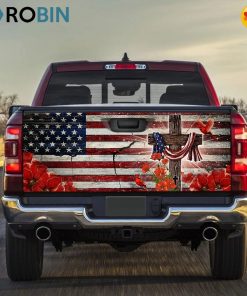 Jesus In America Truck Tailgate Decal Sticker Wrap