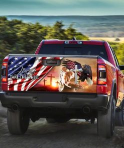 Jesus Take The Wheel Truck Tailgate Decal Sticker Wrap 1695TD