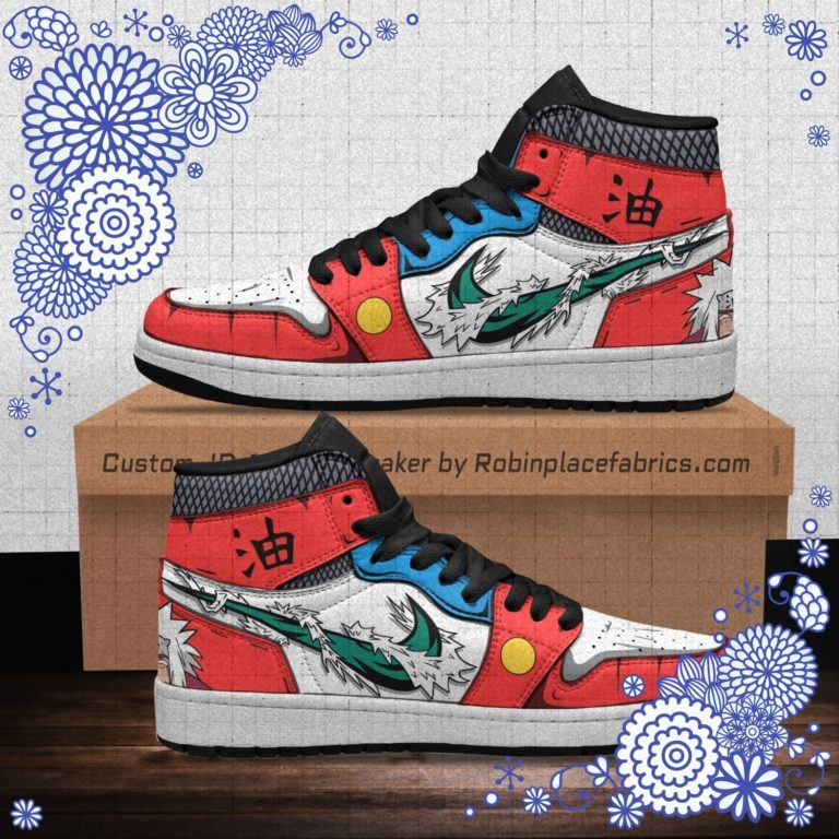 Jiraiya Cosplay Shoes Custom Anime Naruto Boot Sneakers Sage Mode