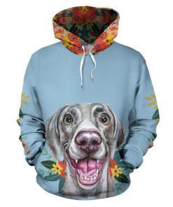 Joyful Weimaraner Hoodie