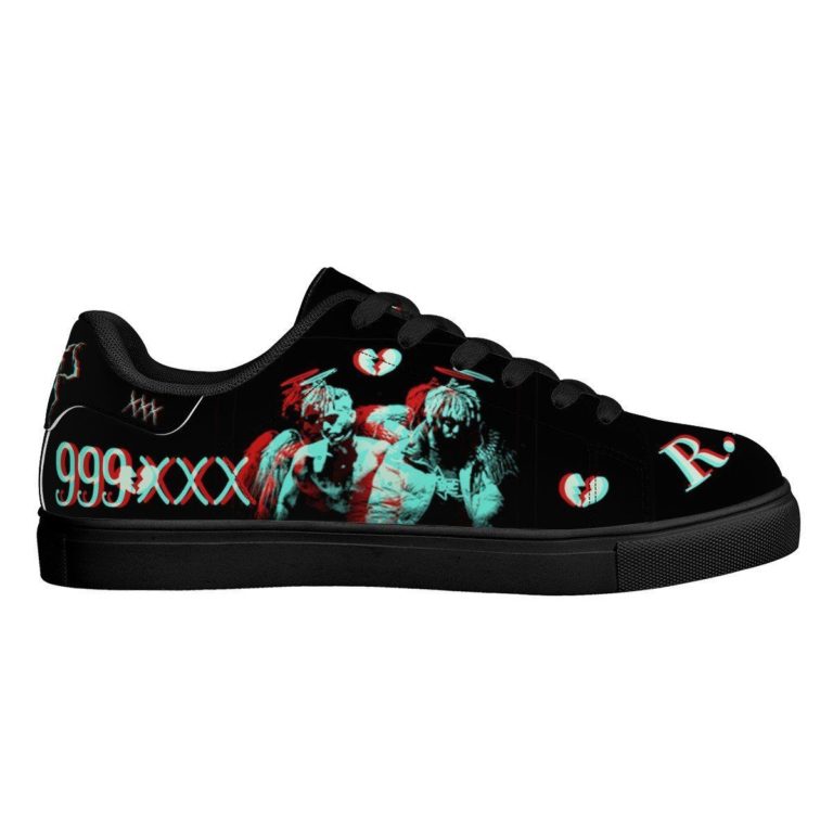 Juice Wrld And XXXTentacion Low top Leather Stan Smith Sneaker, Casual Shoes