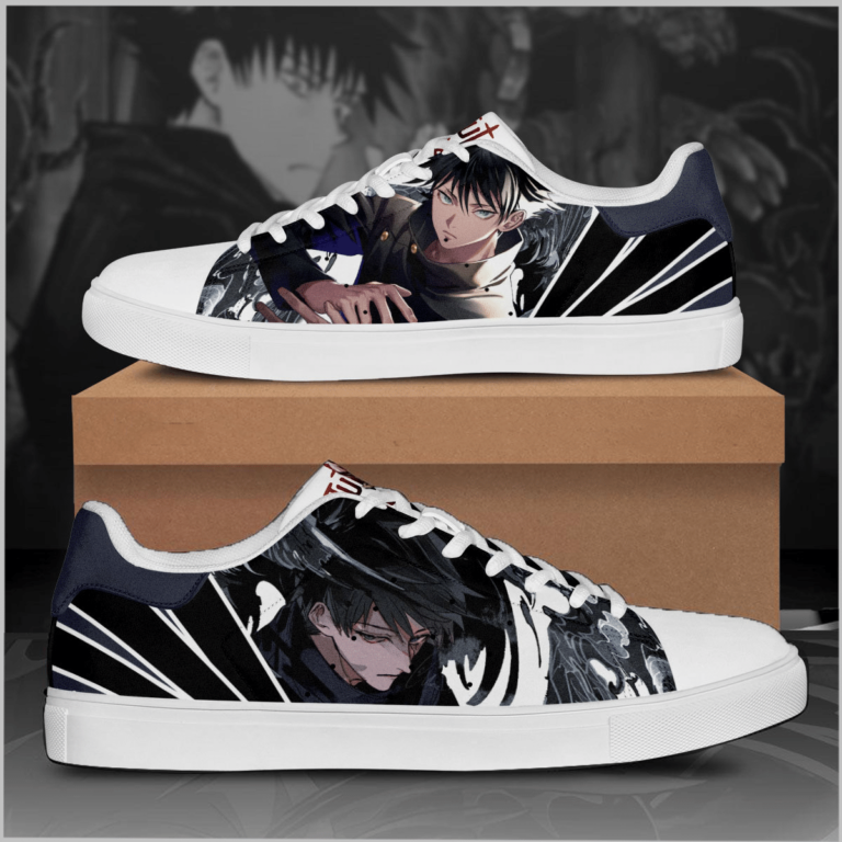 Jujutsu Kaisen Fushiguro Megumi Low top Leather Stan Smith Sneaker, Casual Shoes